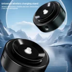 Car Phone Holder Stand with Wireless Charger Magnetic 360 Rotation - Image 4