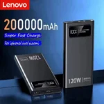 200000mAh Power Bank 120W Super Fast Charging Portable