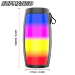 Wireless Bluetooth Speaker Powerful Portable Subwoofer with LED - Image 6