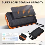 10000mAh Solar Power Bank  for All Smartphones - Image 4