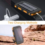 10000mAh Solar Power Bank  for All Smartphones - Image 2
