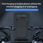 Wireless Charger Dock Desktop Phone Holder Stand For iPhone 13 14 15 16 17 Pro - Image 3