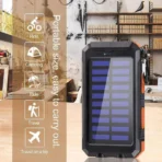 10000mAh Solar Power Bank  for All Smartphones - Image 3