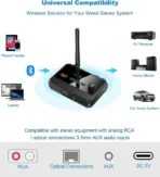 Bluetooth 5.3 Audio Receiver Wireless Audio Adapter With AUX 3.5mm - Image 5