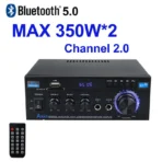 HiFi Digital Bluetooth Audio Amplifier MP3 Channel 2.0