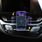 Air vent phone holder suitable for Toyota C-HR CHR 2016-2022 models.
