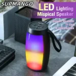 Wireless Bluetooth Speaker Powerful Portable Subwoofer with LED