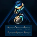 Handfree Touch Control Tws Wireless Earbuds Waterproof Headset - Image 4